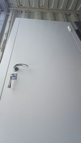 Белая входная дверь Z-1 White 1900мм металл-металл фото 16